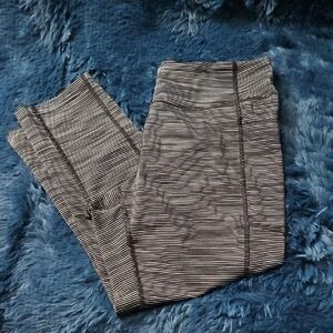 Striped Black and White Leggings